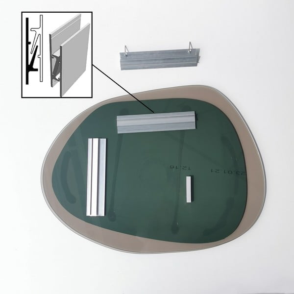 Nástěnné zrcadlo Neostill Aqua, délka 55 cm-image-4