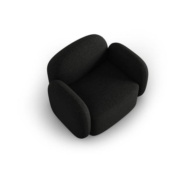 Černé křeslo Blair – Micadoni Home-image-3