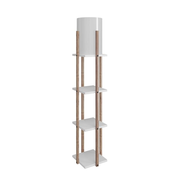 Stojací lampa v bílo-přírodní barvě (výška 135 cm) Nora – Opviq lights