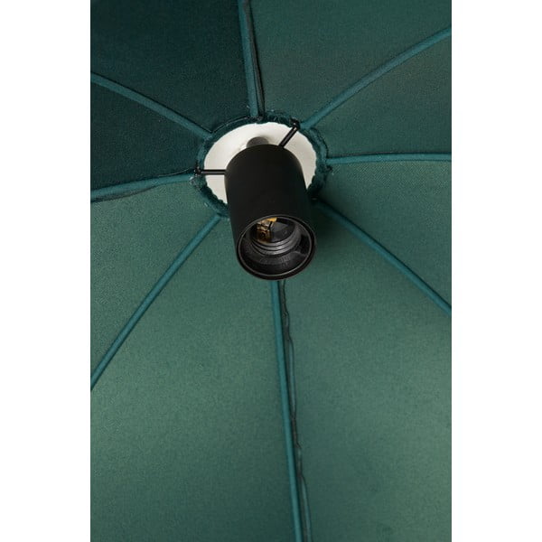 Závěsné svítidlo v petrolejové barvě s textilním stínidlem ø 40 cm Malacia – Light & Living-image-4