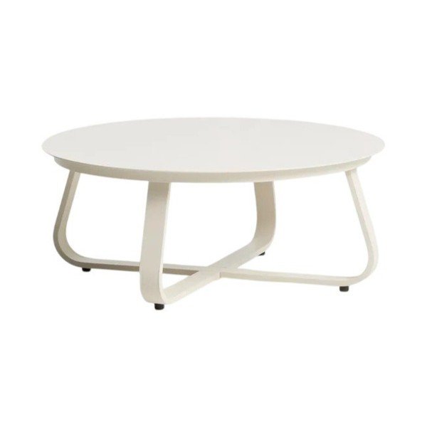 Kovový kulatý zahradní konferenční stolek ø 80 cm Tamaris – Kave Home