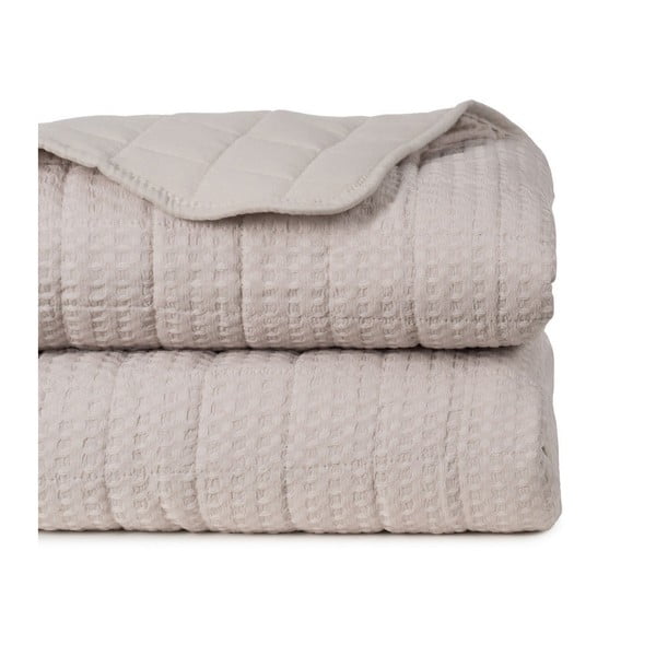 Béžový prošívaný přehoz 240x260 cm – Ixia