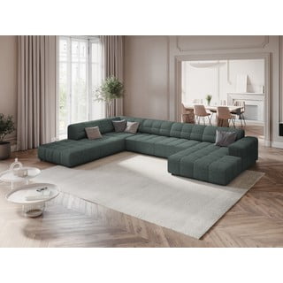 Tyrkysová rohová pohovka (levý roh/do "U") Chicago – Cosmopolitan Design