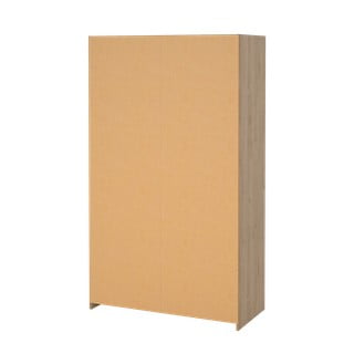 Bílo-béžová šatní skříň v dekoru dubu 105x180 cm Kit – Tvilum