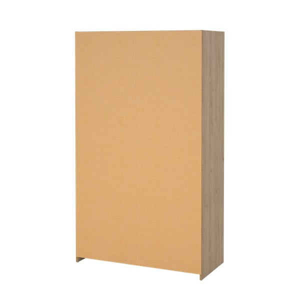 Bílo-béžová šatní skříň v dekoru dubu 105x180 cm Kit – Tvilum-image-1