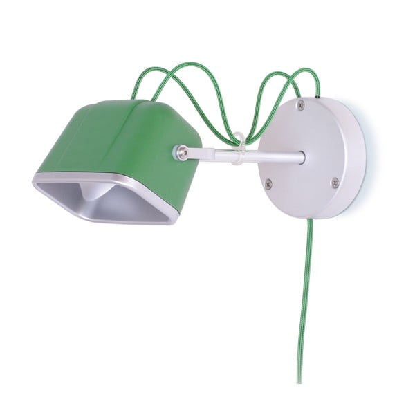 Nástěnná lampa SwabDesign Mob, zelená