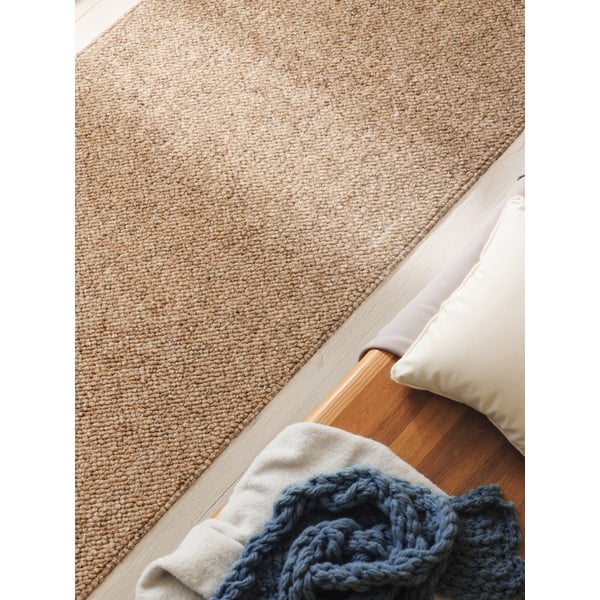 Světle hnědý pratelný běhoun 80x240 cm Rocco Caramel – Elle Decoration-image-3