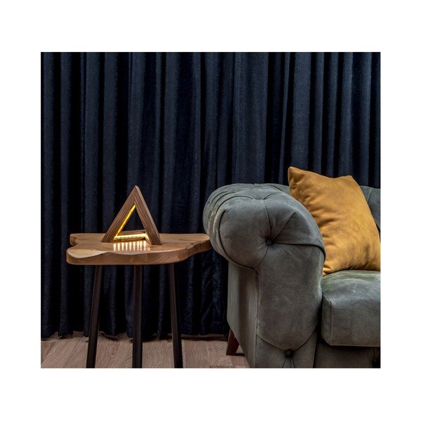 Dřevěné stolní svítidlo Triangle-image-4