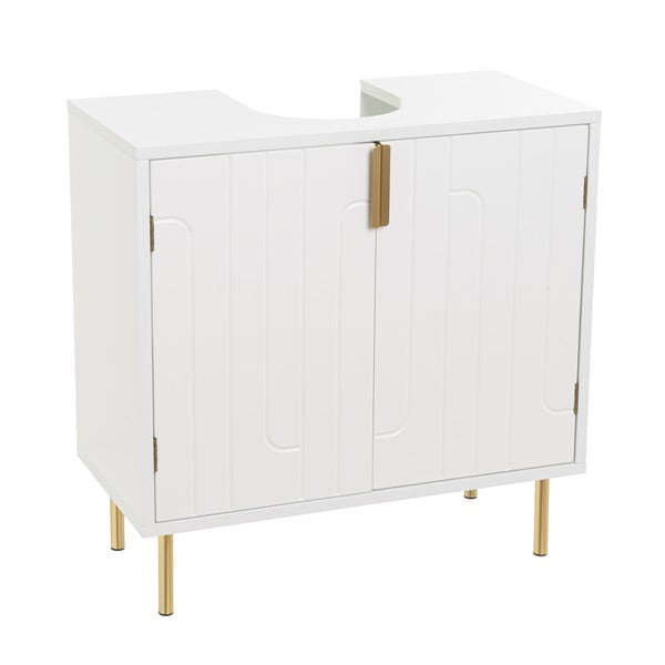 Bílá skříňka pod umyvadlo 60x60 cm – Casa Selección