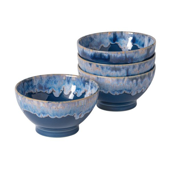 Modré mísy v sadě 4 ks z kameniny ø 15 cm Latte – Costa Nova