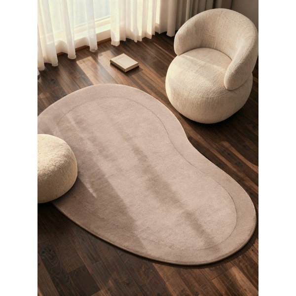 Béžový ručně tkaný koberec s příměsí vlny 125x200 cm Kari Organic – Villeroy&Boch-image-1