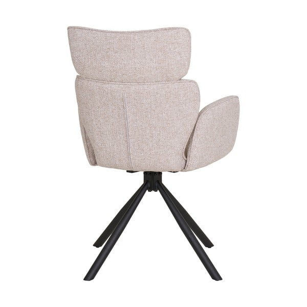 Béžová čalouněná jídelní křesla v sadě 2 ks s područkami Cordoba – House Nordic-image-4