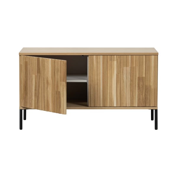 TV stolek v dekoru dubu v přírodní barvě 100x56x44 cm Gravure – WOOOD-image-3