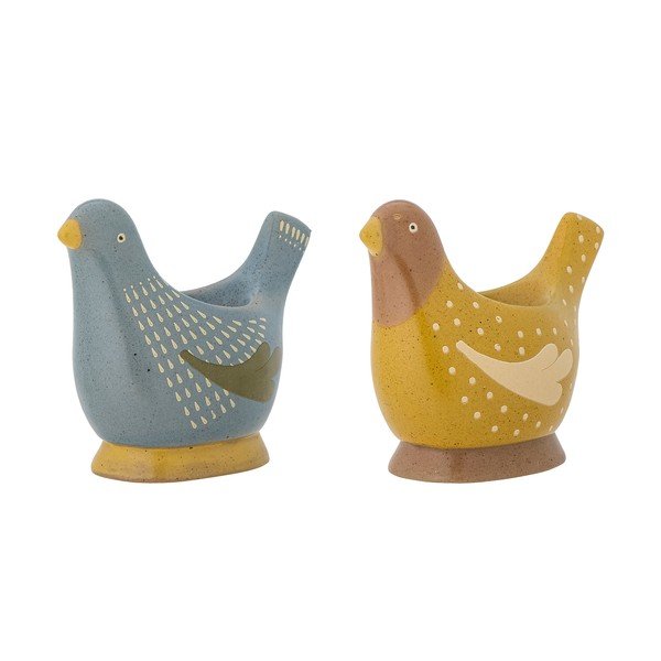 Kameninové stojánky na vajíčka v sadě 2 ks Birdy – Bloomingville-image-4