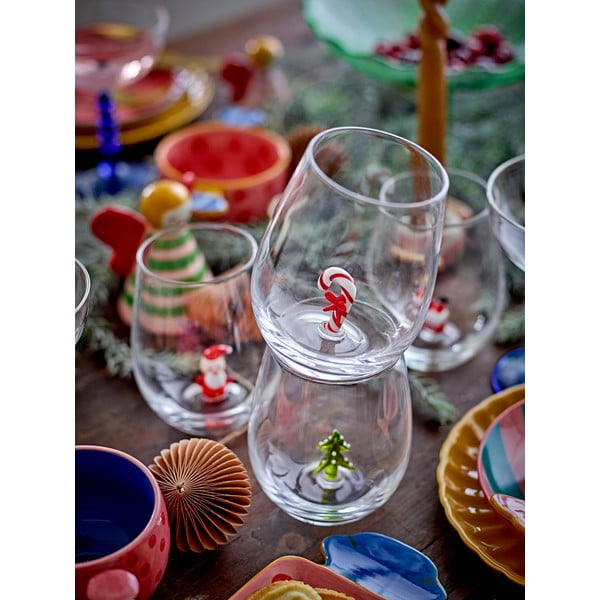 Šálky na espresso s vánočním motivem z kameniny v sadě 2 ks 250 ml Caramella – Bloomingville-image-3