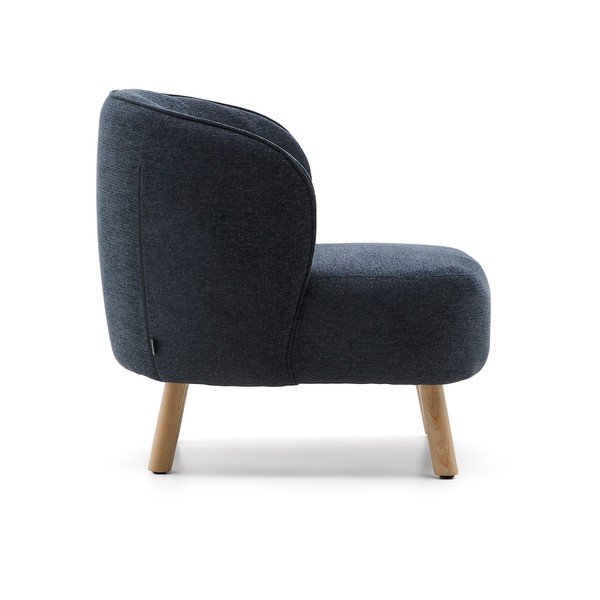 Žinylkové křeslo šedomodré Ulit – Kave Home-image-3