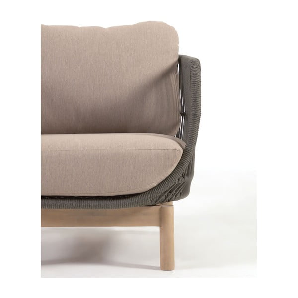 Khaki zahradní křeslo Kave Home Catalina-image-4