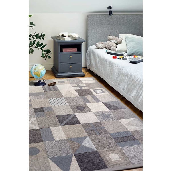 Hnědo-béžový dětský koberec 200x140 cm Laeva - Narma-image-2