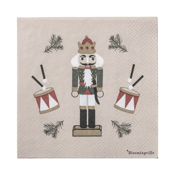 Papírové ubrousky v sadě 20 ks 25x25 cm Jolly – Bloomingville-image-2