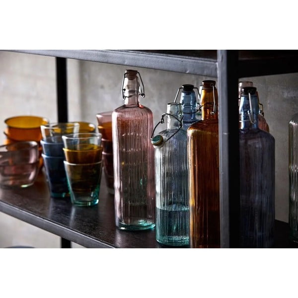 Růžová skleněná lahev 1.2 l Kusintha - Bitz-image-2