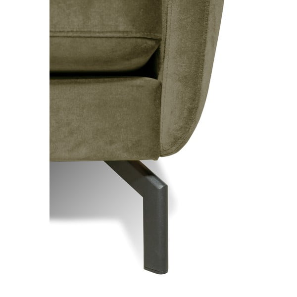 Zelená sametová rohová pohovka (levý roh) Magic - Scandic-image-4