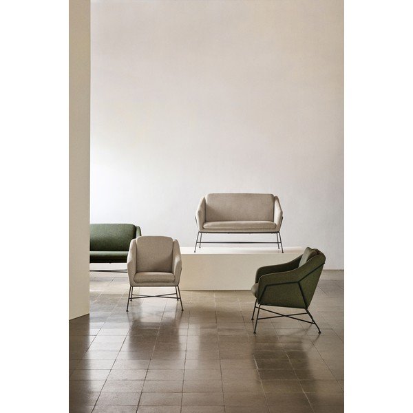 Zelená pohovka 128 cm Brida – Kave Home-image-3