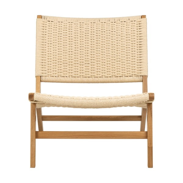 Křeslo s výpletem v přírodní barvě Carson – Actona-image-2