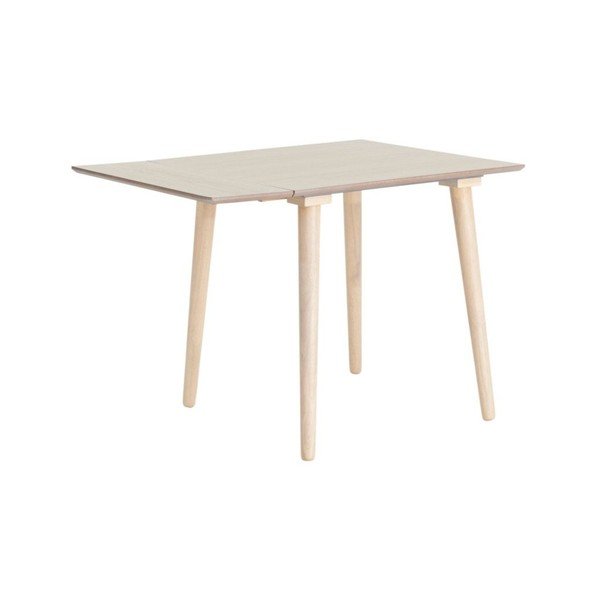Rozkládací jídelní stůl s přídavnou deskou v dekoru jilmu 80x80 cm Jolina – Ellos Home