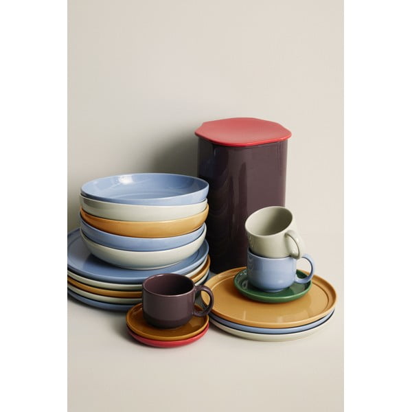 Krémový talíř z kameniny ø 28 cm Amare – Hübsch-image-4