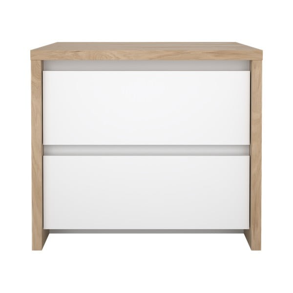 Bílý/v přírodní barvě noční stolek Next – Tvilum-image-3