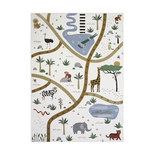 Krémový dětský koberec 123x180 cm Little Savannah – Nattiot
