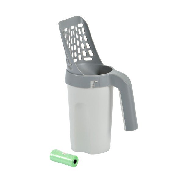 Světle šedá lopatka 16x11 cm – Love Story