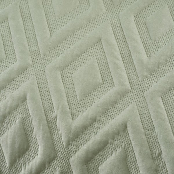 Zelené povlečení na jednolůžko 135x200 cm Jacob Geo – Catherine Lansfield-image-4