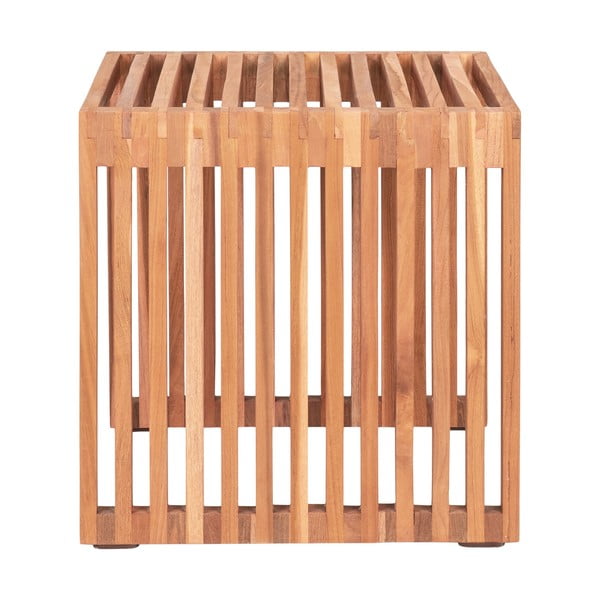 Odkládací stolek z teakového dřeva 40x40 cm Pego – House Nordic-image-4