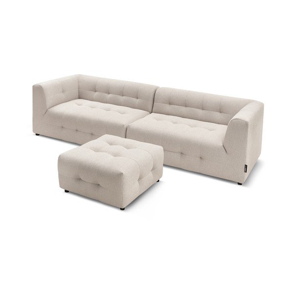Béžová pohovka 324 cm Kleber - Bobochic Paris-image-3