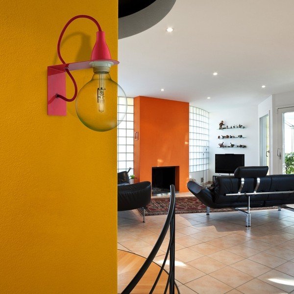 Červené nástěnné svítidlo Evergreen Lights City-image-2