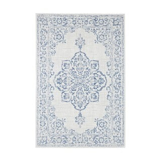 Modro-krémový venkovní koberec NORTHRUGS Tilos, 160 x 230 cm