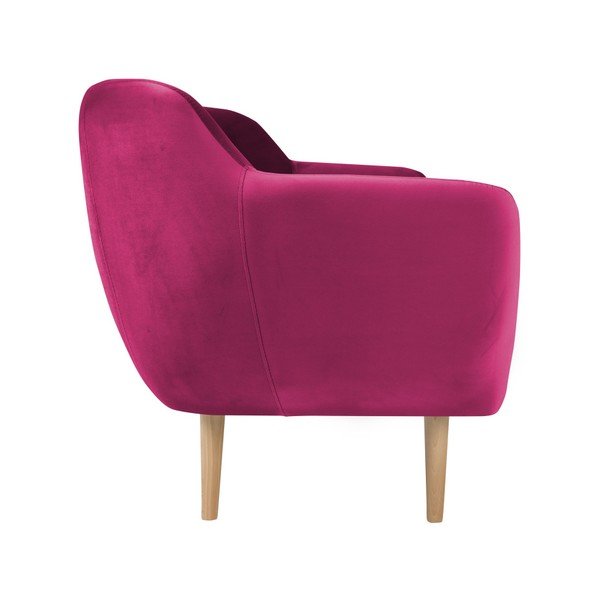 Růžové křeslo Mazzini Sofas Amelie-image-1