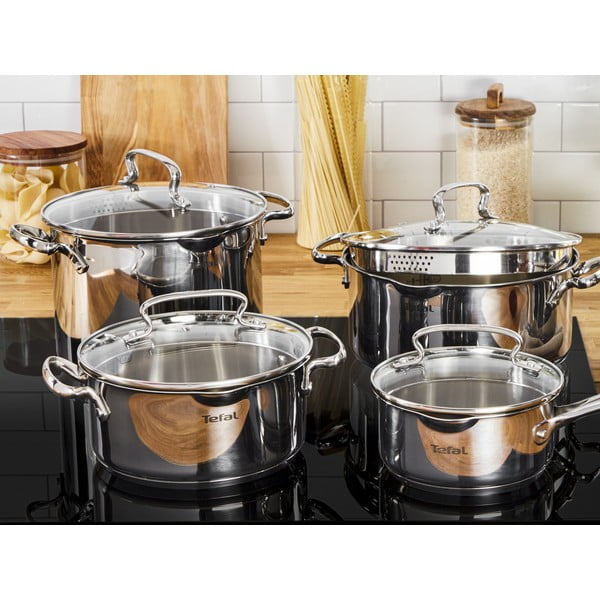 Nerezová sada nádobí 10 ks DUETTO+ G719SA55 – Tefal-image-1