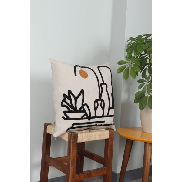 Lněný povlak na polštář 43x43 cm Winter Sun – Mioli Decor-image-2