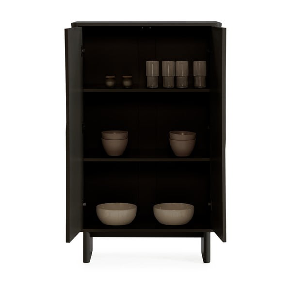 Černá skříňka 80x130x40 cm Solei – MOME-image-1