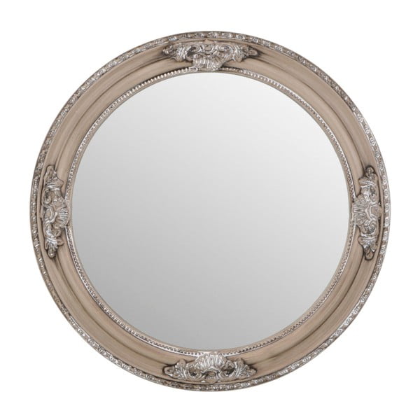 Zrcadlo v dřevěném ornamentálním rámu Moycor, ø 58 cm