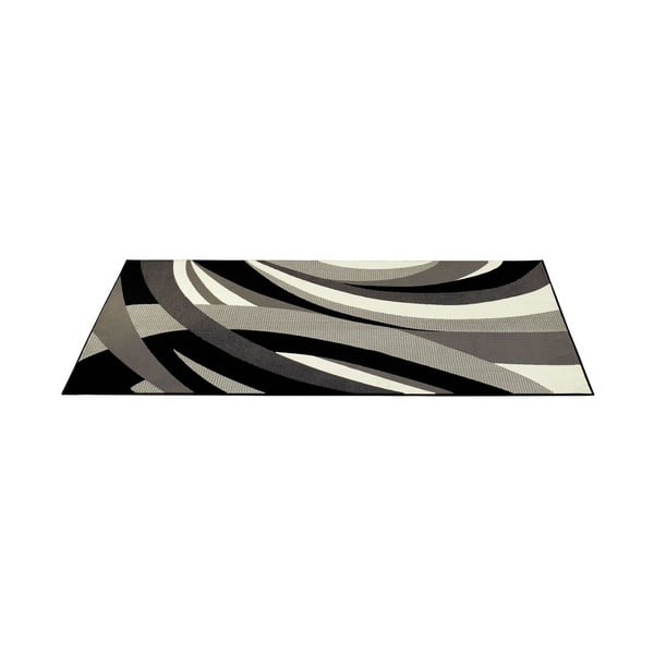 Šedý koberec Hamla Curves, 200x290 cm