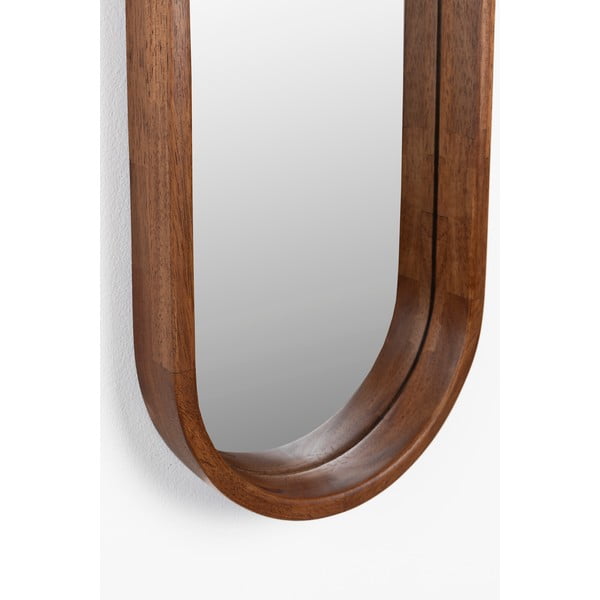 Nástěnné zrcadlo s dřevěným rámem 24x120 cm Nyko – White Label-image-2