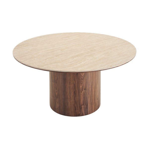 Kulatý jídelní stůl s keramickou deskou ø 140 cm Delphi – House Nordic-image-2