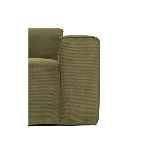 Zelený manšestrový modul pohovky (pravý roh) Sting - Scandic-image-4