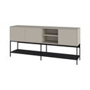 Černo-krémová komoda 180x80x40 cm Amira – Marckeric