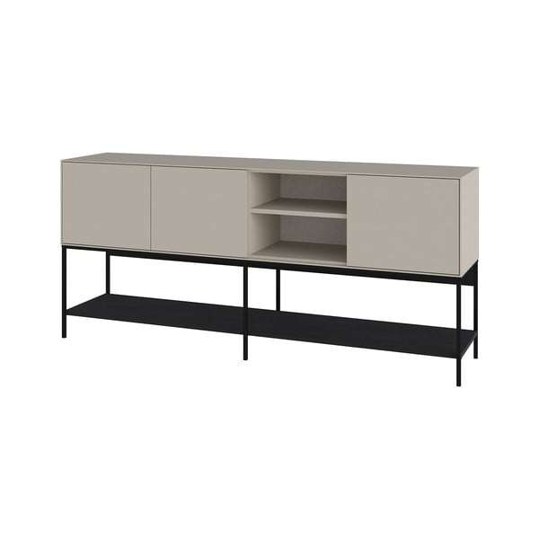Černo-krémová komoda 180x80x40 cm Amira – Marckeric