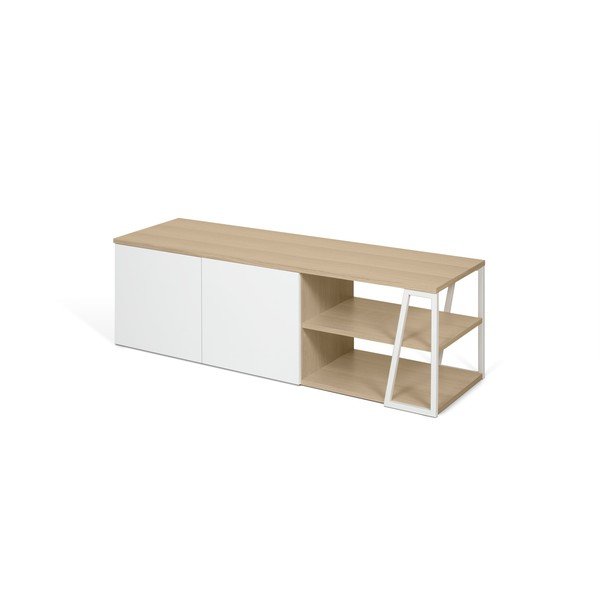 Bílý TV stolek TemaHome Albi-image-1