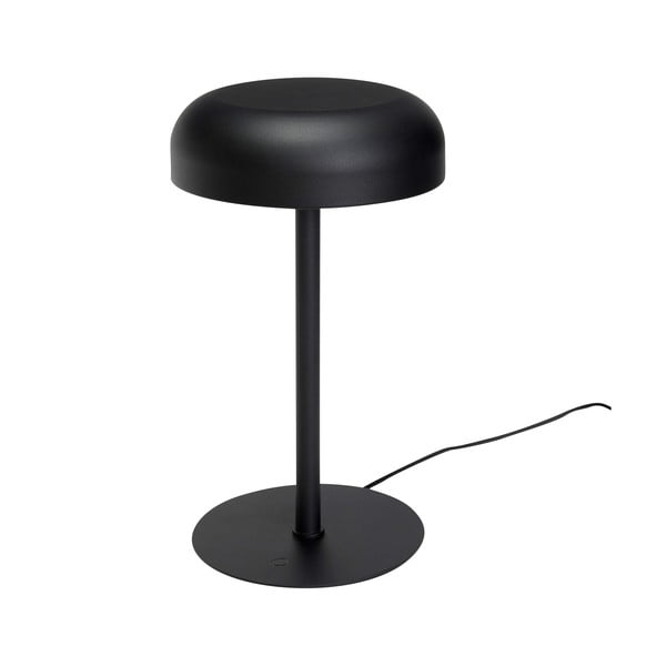 Černá LED stmívatelná stolní lampa (výška 37 cm) Velo – Hübsch-image-3